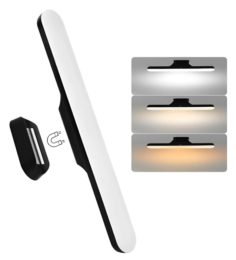 Barra de Luz LED Magnética para Escritorio – 3 Temperaturas de Color