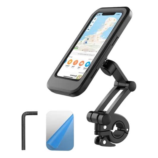 Soporte Celular para Moto Impermeable – Sistema de Bloqueo de 3 Puntos