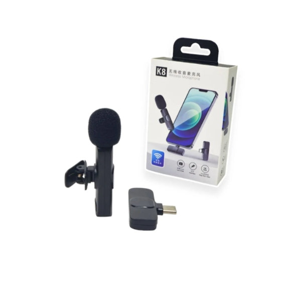 Micrófono Inalámbrico para Celular Type-C – Plug & Play