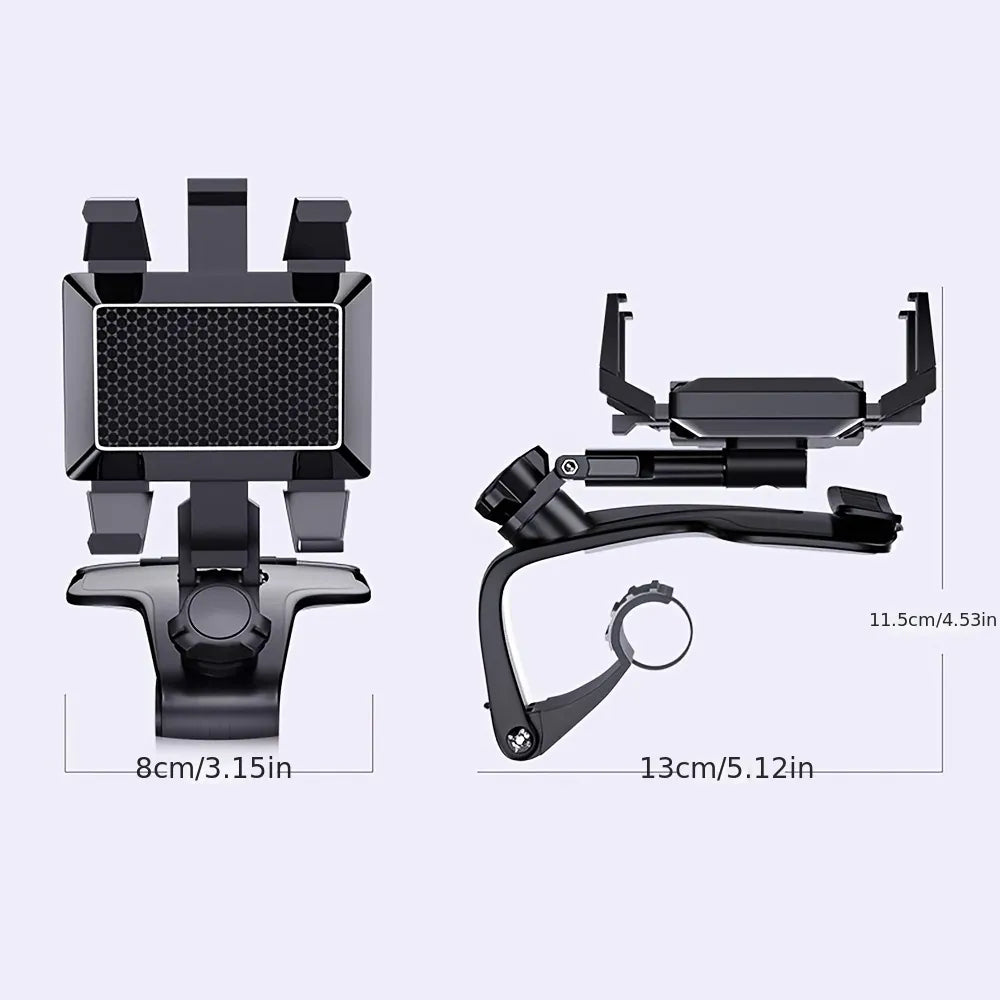 Soporte Celular para Carro 360° - Fijación Segura y Ajustable
